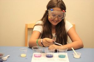 Putting one drop lemon juice in green indicator